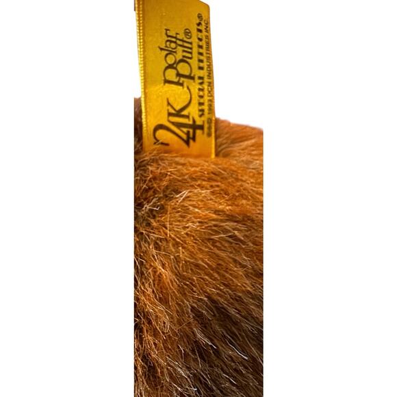 VTG 24K Polar Puffs Plush Bear 1993 5774 Tags Hugly Bugly ~ 13” Groundhog - Picture 3 of 6